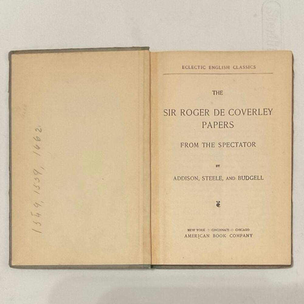 Sir Roger de Coverley Papers